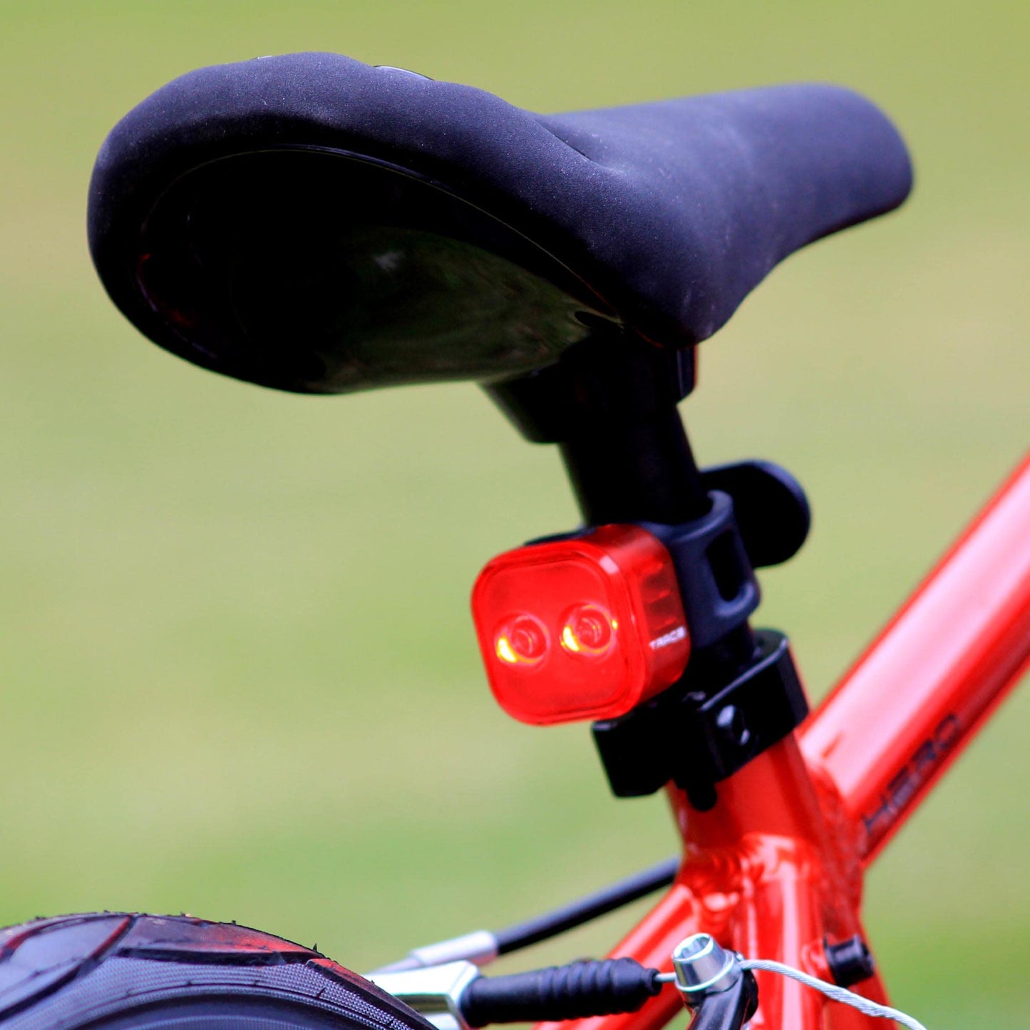 Hornit Trace Rear Bike Light, Rechargeable Battery, IP44 Weather-Proof, 300 Degree Visibility, Four Light Modes for Bicycle Cycling Safety, Up to 72 Hour Battery Life
