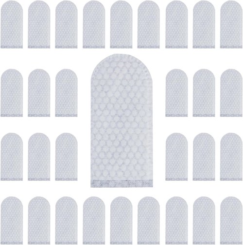 300 PCS Cotton Finger Cots, Finger Covers Protection for Finger Tips, Breathable, Sweat Resistant, and Wear-Resistant, Perfect for Work, Nails Cleaning, and Injured Fingers (White)