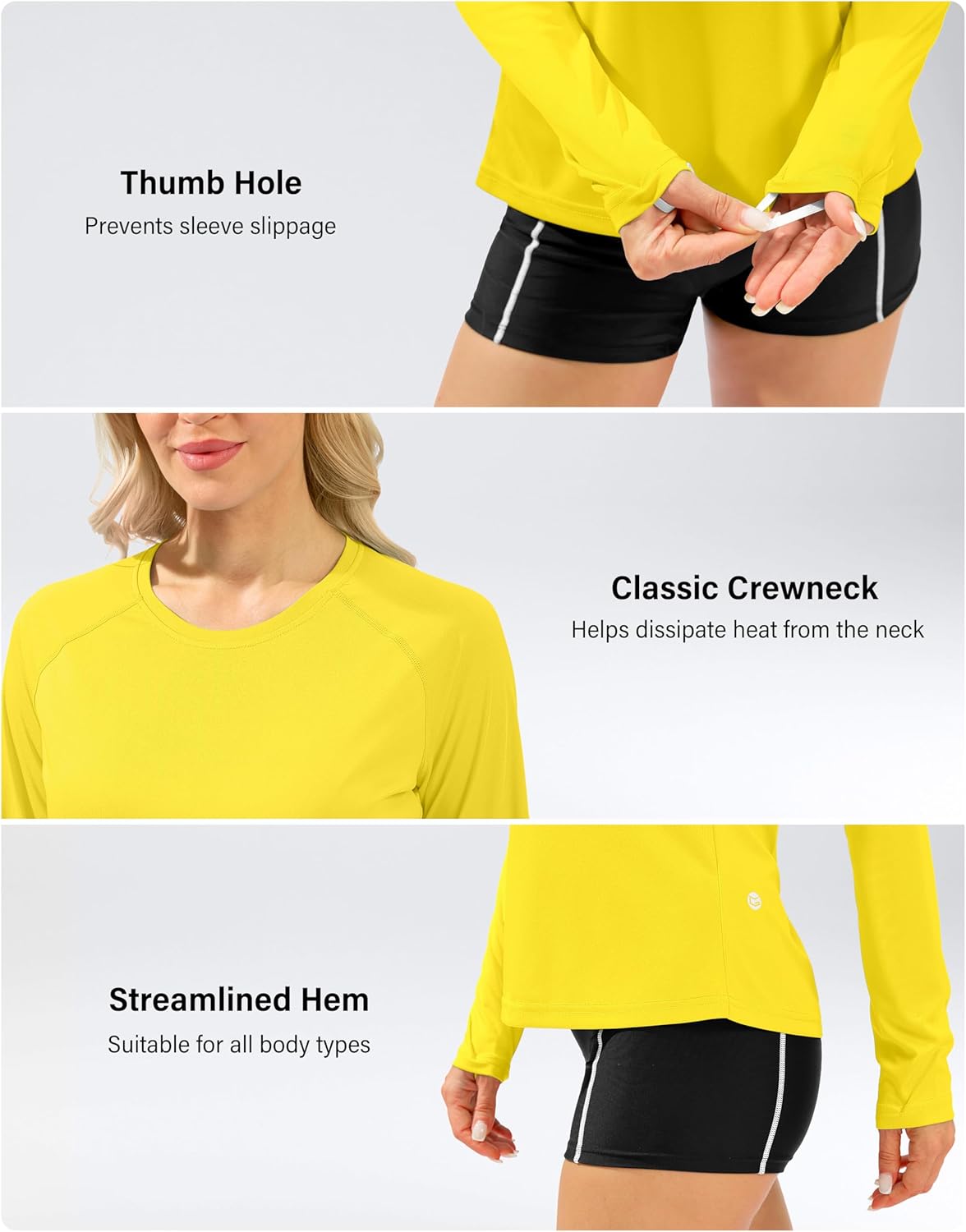 Skiennix Women's UPF 50+ Sun Shirt - Lightweight Long Sleeve UV Protection for Hiking & Workouts