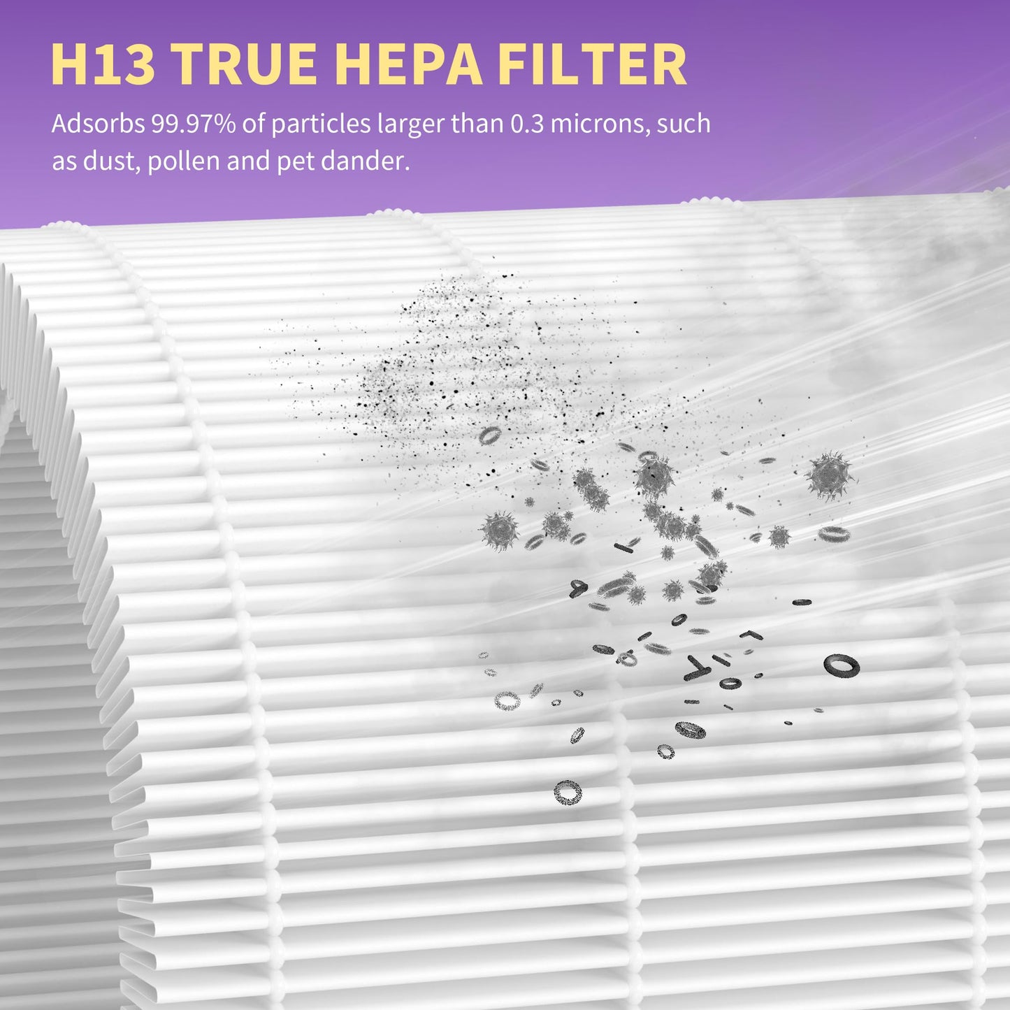 XBWW 2 Packs AP100-A/B Air Filter Compatible with AromaRoom AP100-A White / AP100-B Black Air Cleaner Purifier,2 Packs 3-in-1 AP100-A Premium Replacement Filters and Extra 8 Packs Aroma Pads