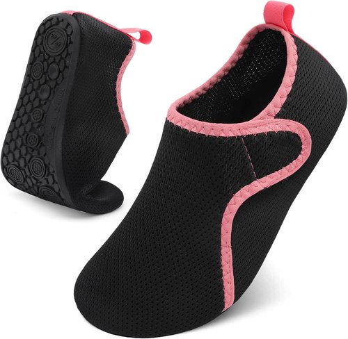 LeIsfIt Water Shoes - Quick-Dry Aqua Socks with Non-Slip Rubber Sole for Beach & Pool Activities