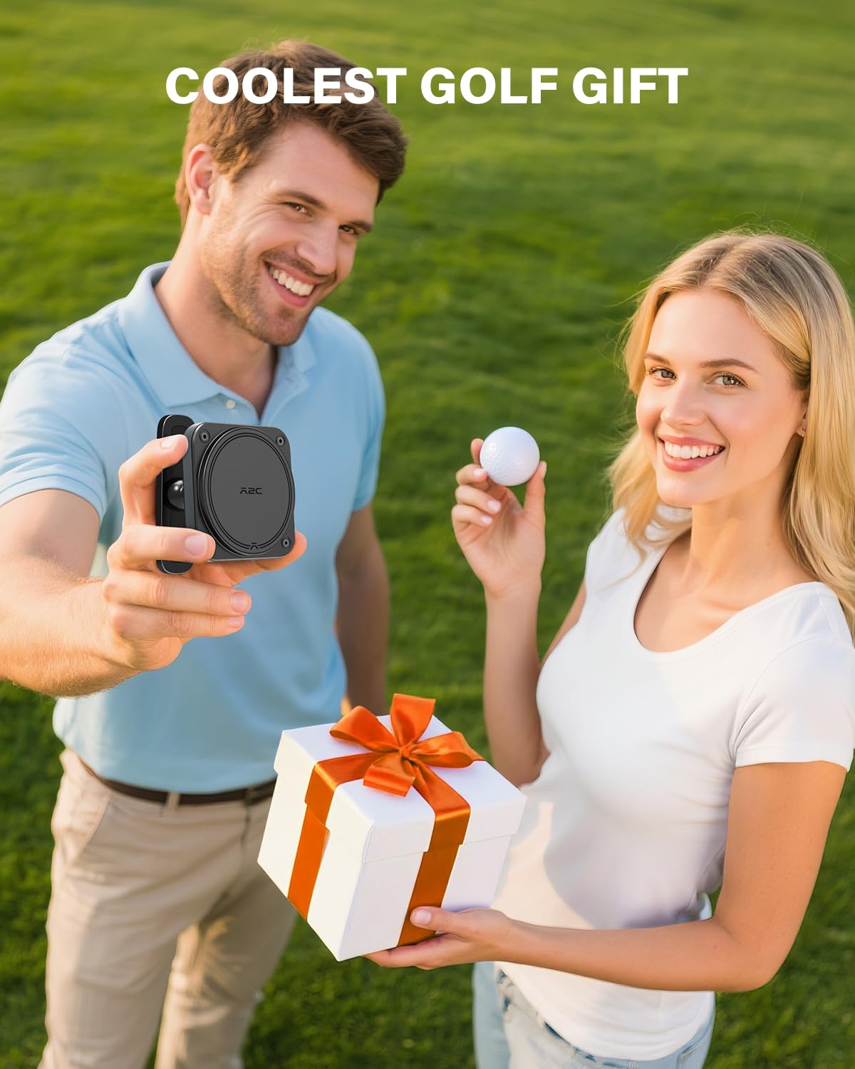 A2C Upgraded Magnetic Golf Cart Phone Holder, Golf Accessories for Men, Unique Golf Gifts for Golfer Lover Husband Father Dad, Golf Valentines Gift for Him, Golf Phone Mount for MagSafe iPhone 12-17