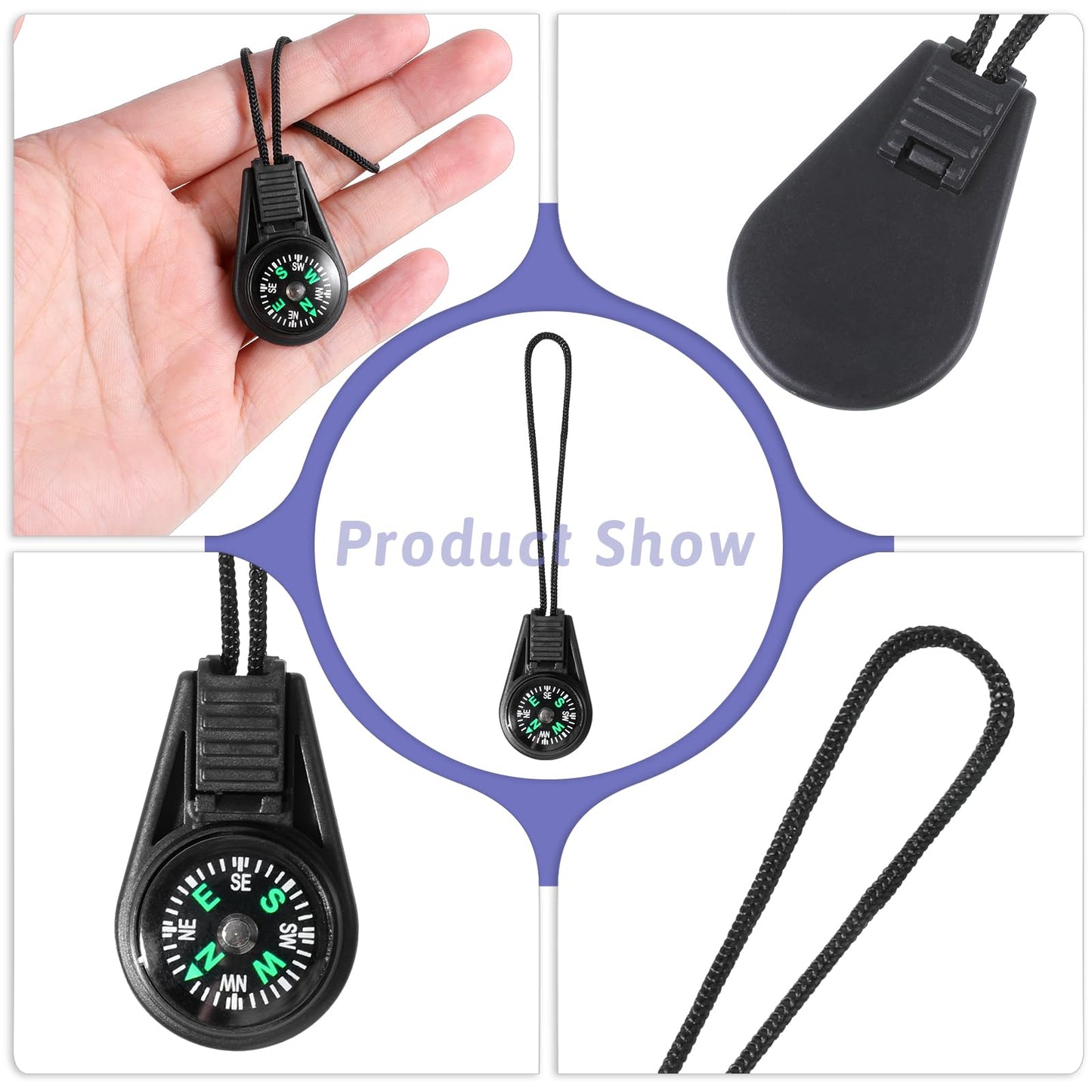 100 Pieces Mini Compass Bulk Hiking Survival Pocket Compass Keychain Button Liquid Filled Compasses Small for Outdoor Camping Hiking Paracord Bracelet Necklace Key Chain Camping Party Favors