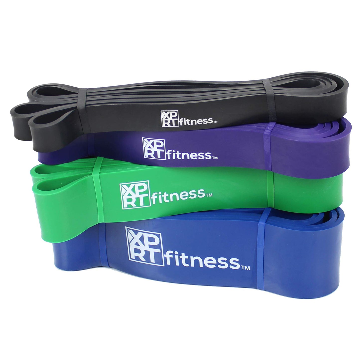 XPRT Fitness Resistance Bands Pull Up Assist Bands Stretching Powerlifting Workout Training - Red (15-35lb)