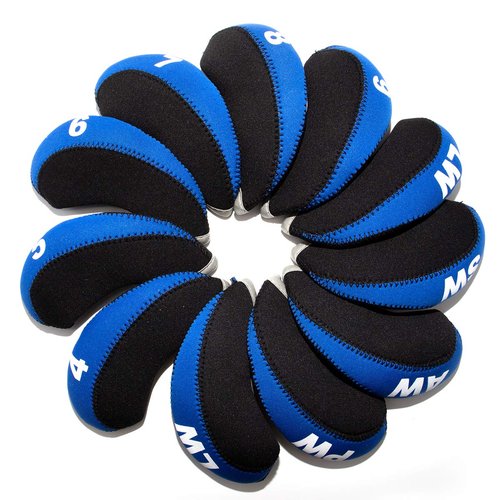 Golf Iron Covers for Golf Clubs Neoprene Golf Iron Cover Set 11pcs/10pcs Golf Iron Headcovers Golf Club Head Covers Fit All Brands