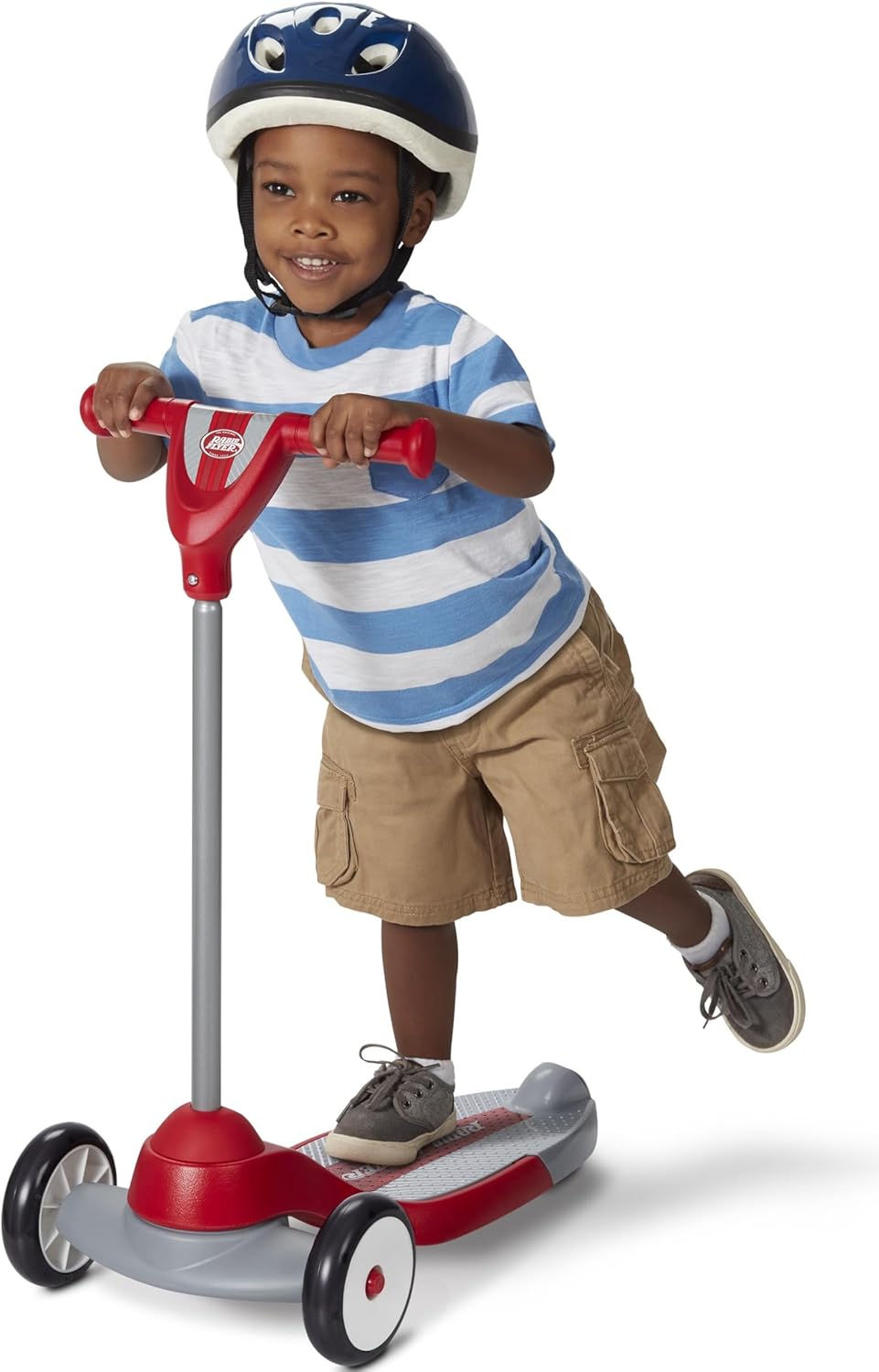 Radio Flyer My 1st Scooter - Red 3-Wheel Design for Kids 2-5 Years | Extra Wide Base & Easy Foot Brake