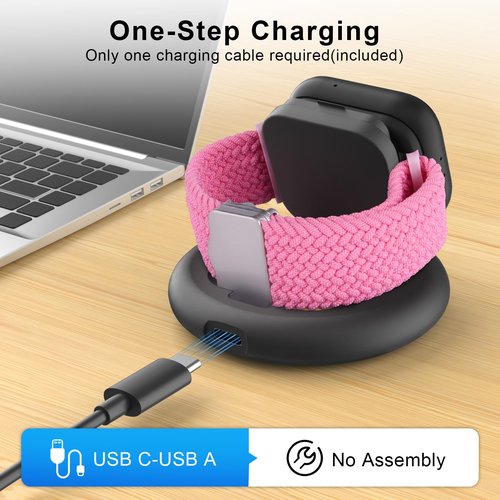 Charging Dock Compatible with SyncUP Kids Watch 2, Portable & Foldable Magnetic Charger with Charger C Cable for TMobile Sync UP Kids Watch 2, Replacement Charging Stand(Not for Sync UP 1)