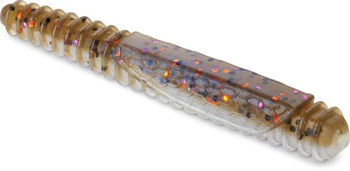 CrushCity Ned BLT Soft Plastic Ned Rig Stick Bait, Compact Finesse Worm for Mushroom Jig Heads & Pressured Bass, 3", Goby