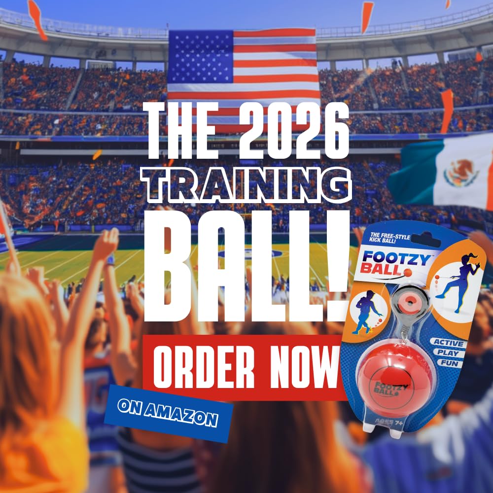 blue orange Soccer Ball Foot Fidget, Sport Toy, Solo Active Play, Special Needs Ball, Stress Ball, Kick Practice Training Workout for Football, Soccer Players, FootzyBall Games