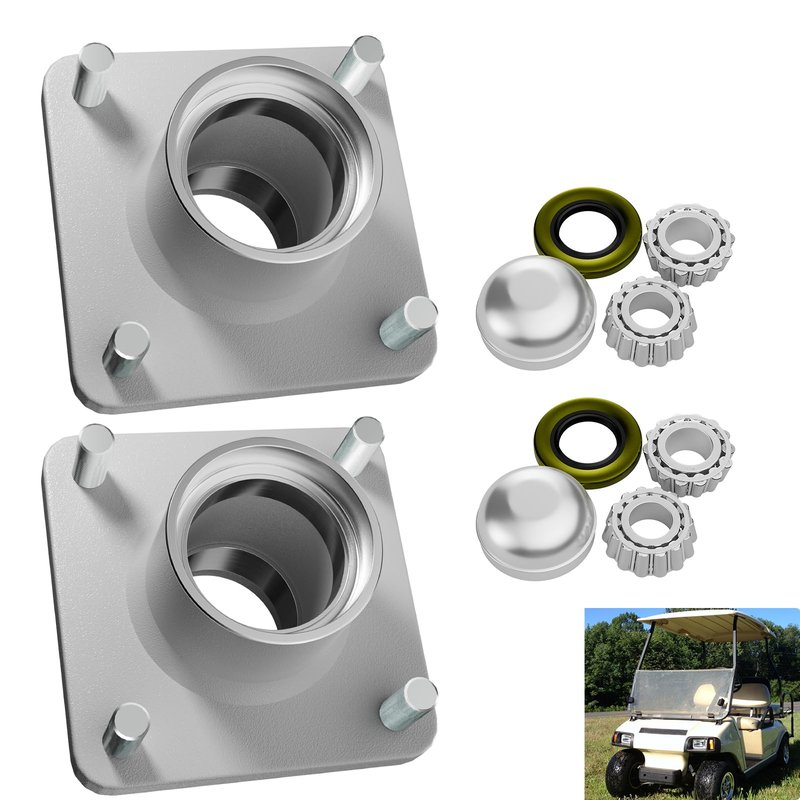 Panglong Club Car DS Hub Assembly, Golf Cart Club Car Front Wheel Hub for 1981-2003 Club Car DS Gas and Electric Golf Carts, OEM# 1011892