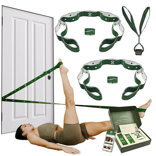 Two8 Bands Pilates in a Box -Workout Resistance Bands For Working Out Women & Men, Resistance Band With Loops, Stretch Band For Exercise, At Home Pilates Equipment for Home Workouts Kit, Workout Loops