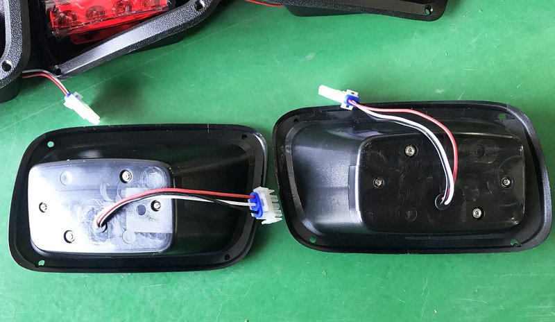BestAccess Golf Cart Full LED Rear Tail lights Replacement for EZGO TXT ST GOLF CART