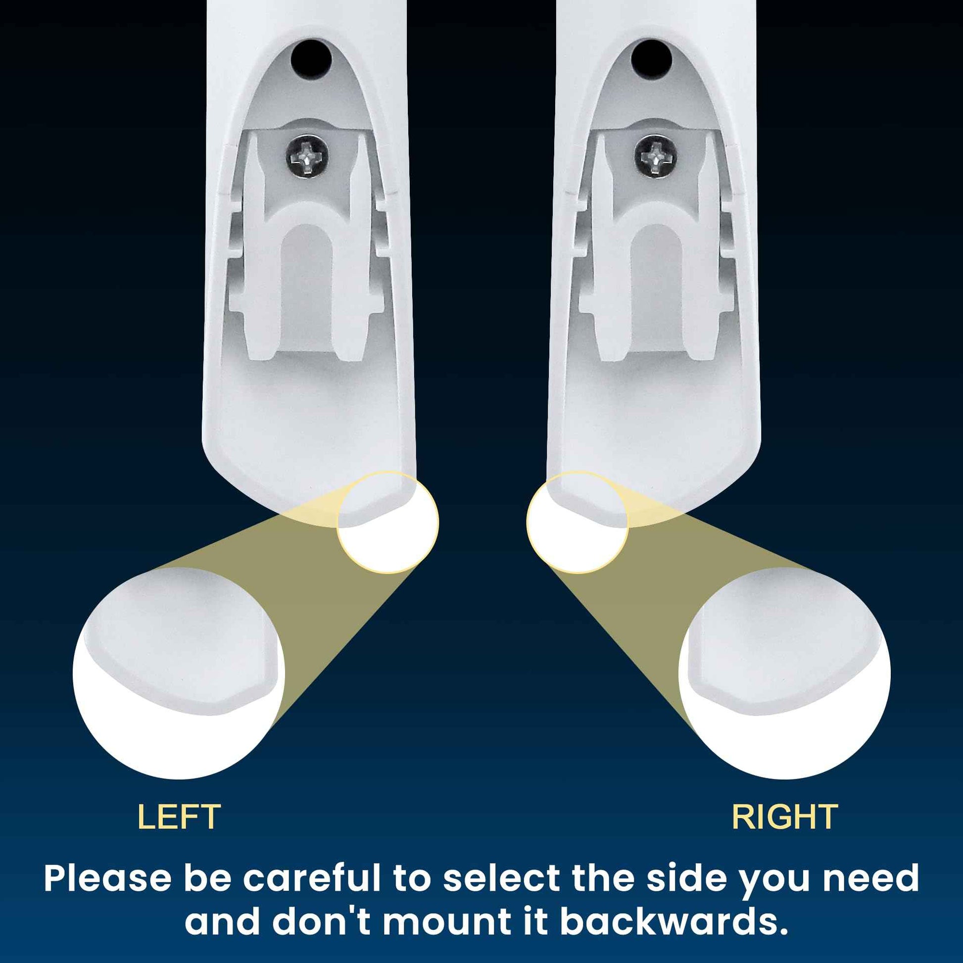 Fetechmate 5304486359 5304506469 Refrigerator Door Handle Set Compatible with Frig-idaire Refrigerators Replaces 5304504507 242059501 242059504 FFTR1814QW4A 2 Pack
