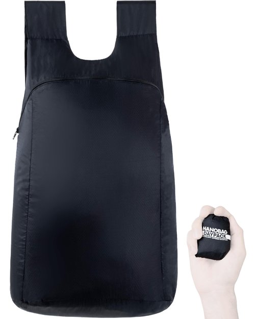 Nanobag Daypack - Ultralight 16L Foldable Travel & Hiking Backpack, Reusable, Packable, Collapsible Bag for Men & Women