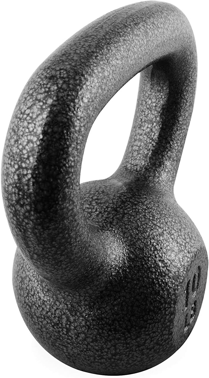 WF Athletic Supply Kettlebells - Painted Cast Iron for Strength Training | 10-80 lbs Options Available