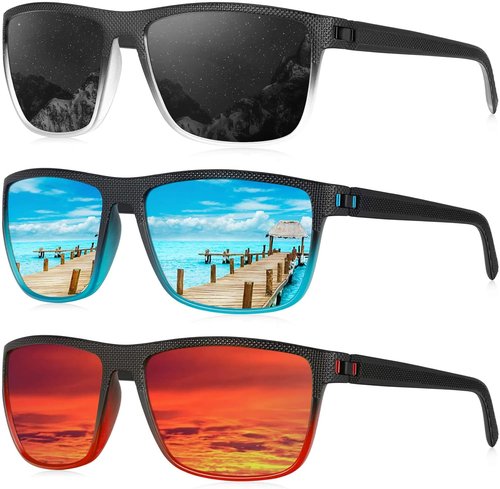 KALIYADI Polarized Sunglasses - Lightweight UV Protection for Men | Ideal for Driving, Fishing, Golf