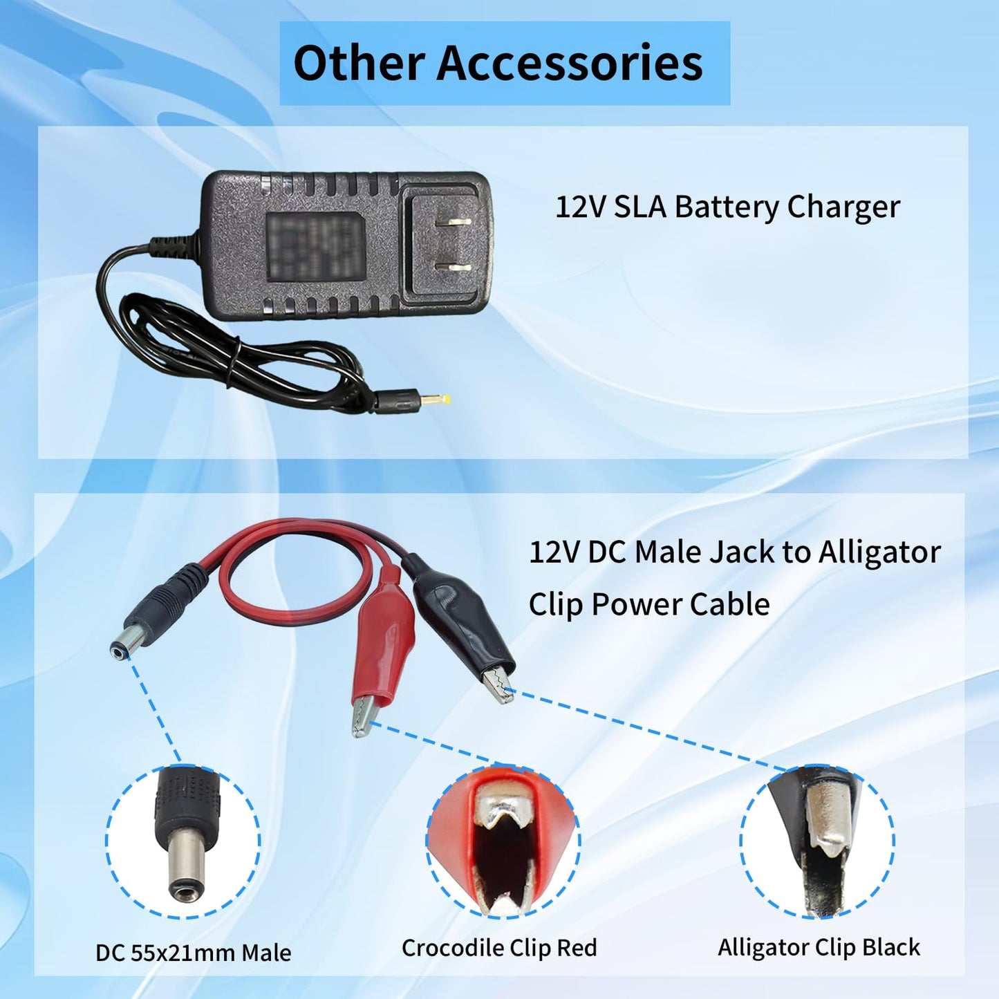 12V 12Ah Rechargeable Sealed Lead Acid Battery with F1 Terminal, SLA AGM Replacement Batteries for Children's Toy Car/Emergency Lighting/Solar/Wind Power/Power Wheels/Small UPS