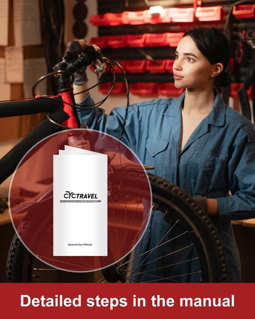 cyctravel Brake Bleed Kit for Shimano, TEKTRO, TRP Hydraulic Disc Brakes, Mountain Brake Bleed Kit Including High Performance Mineral Oil Brake Fluid. (3 * 60ml)