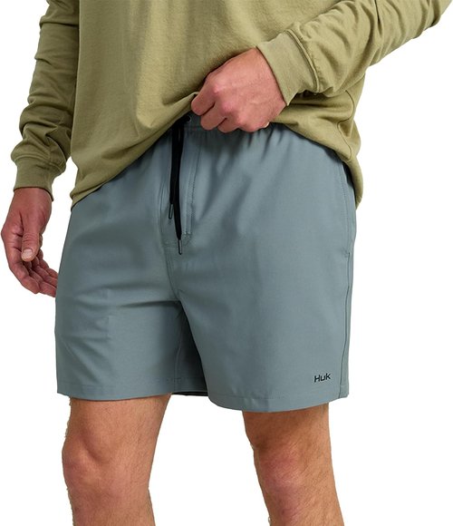 HUK Men's Fishing Shorts - Quick-Dry Pursuit Volley Design for Ultimate Comfort