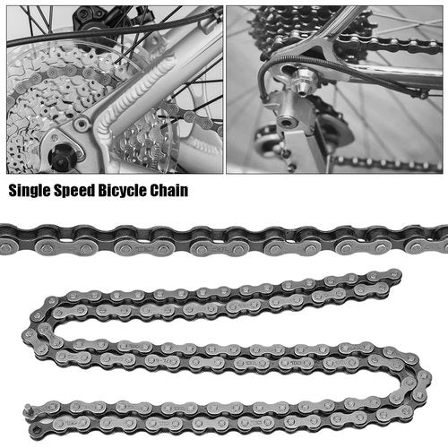 KIMISS Single Speed Bike Chain, HollowCore 106-Link Chain for Single Speed & Fixed Gear