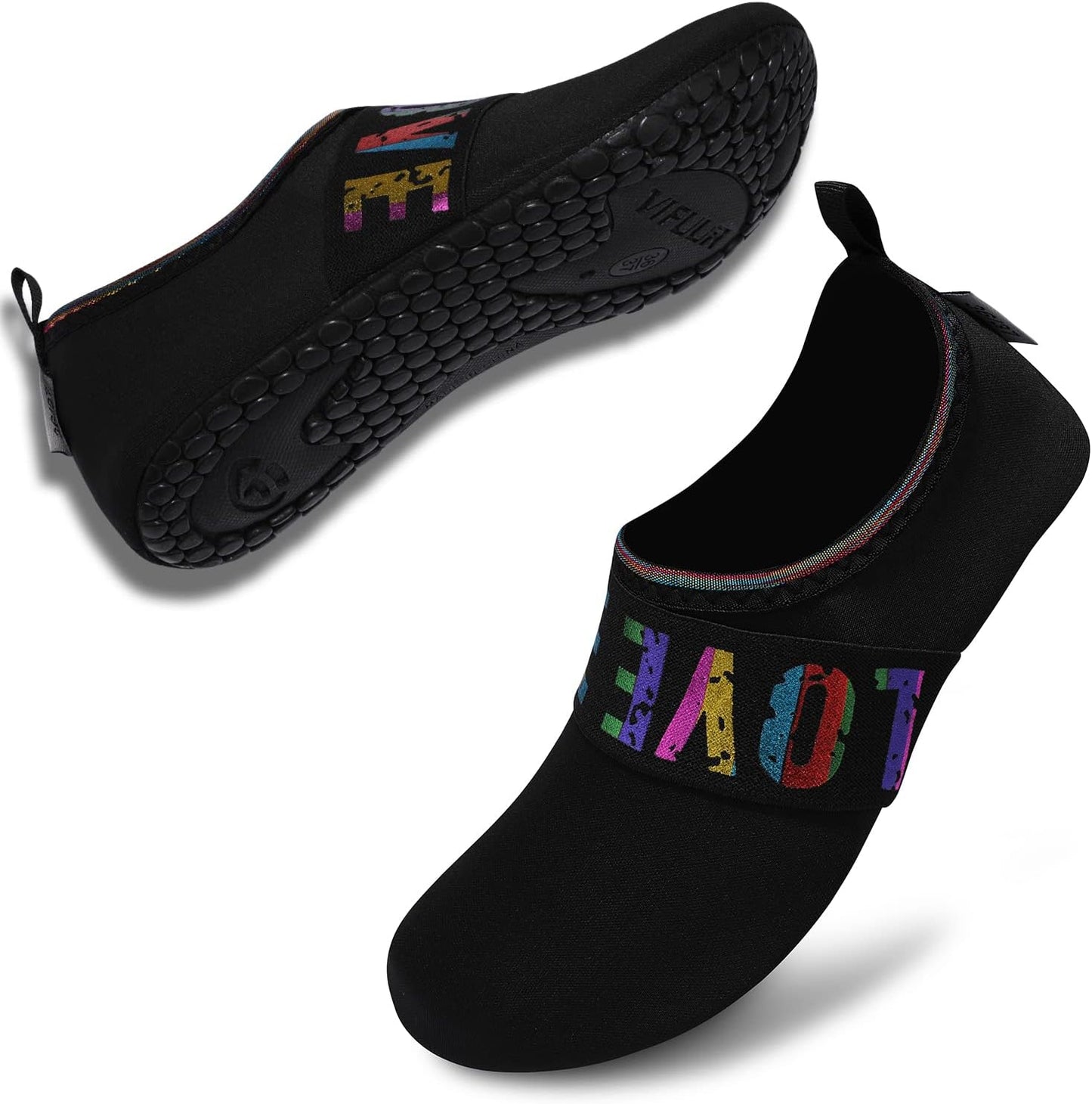 VIFUUR Aqua Yoga Shoes - Barefoot Quick-Dry Water Sports Slip-On for Men & Women