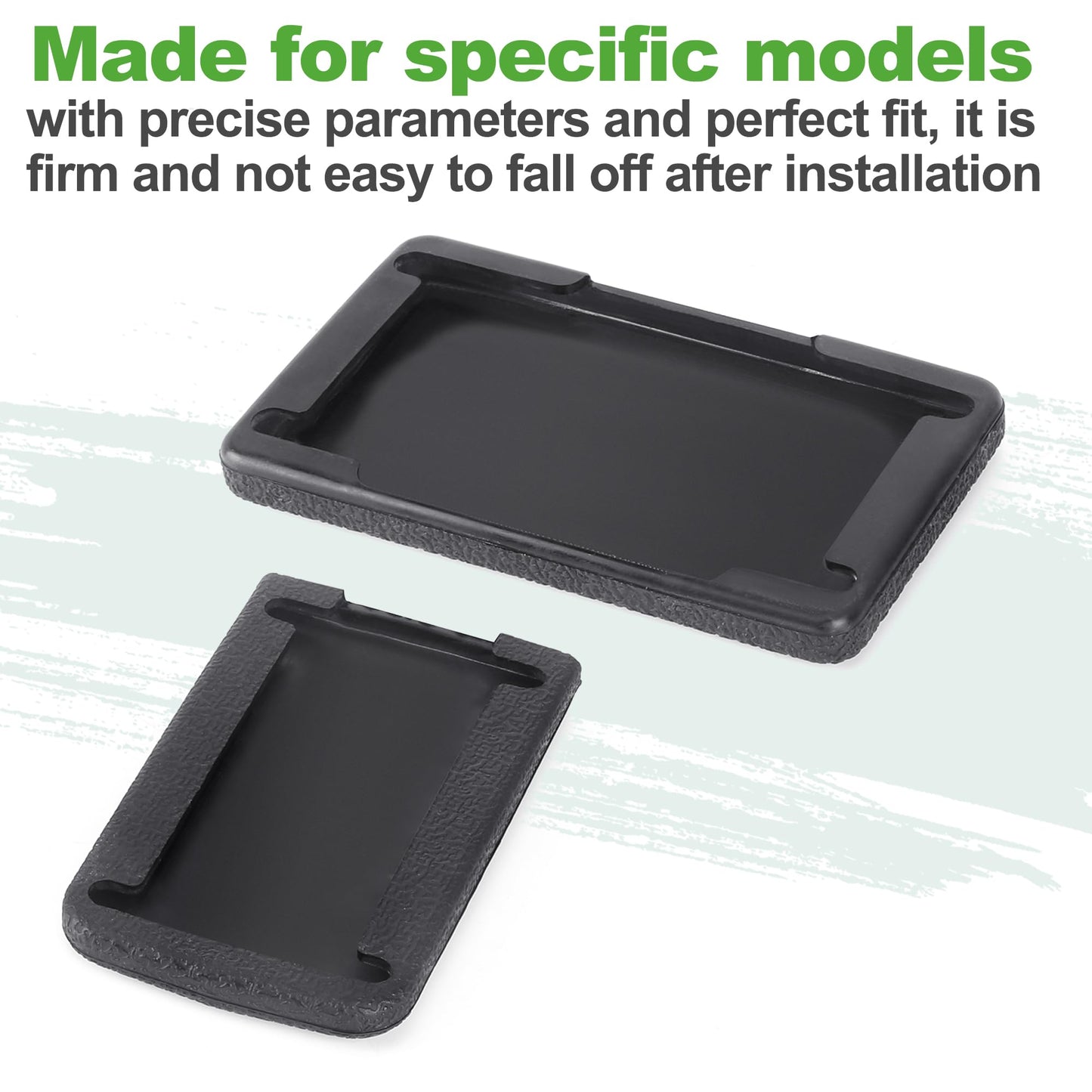 10L0L Golf Cart Accelerator & Brake Pedal Pad Cover Kit for EZGO RXV 2008-Up Gas and Electric Vehicles - OEM# 600252 610471 600255 610529