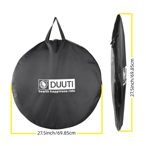 GadEdgen Bicyle Wheel Bag, Road Bike Bag, Bike Travel Bag 27.5 to 29 inch MTB Mountain Bike/700C Road Bike Tire Grip Bicycle Storage, Soft Bicycle Wheel Carry Bag