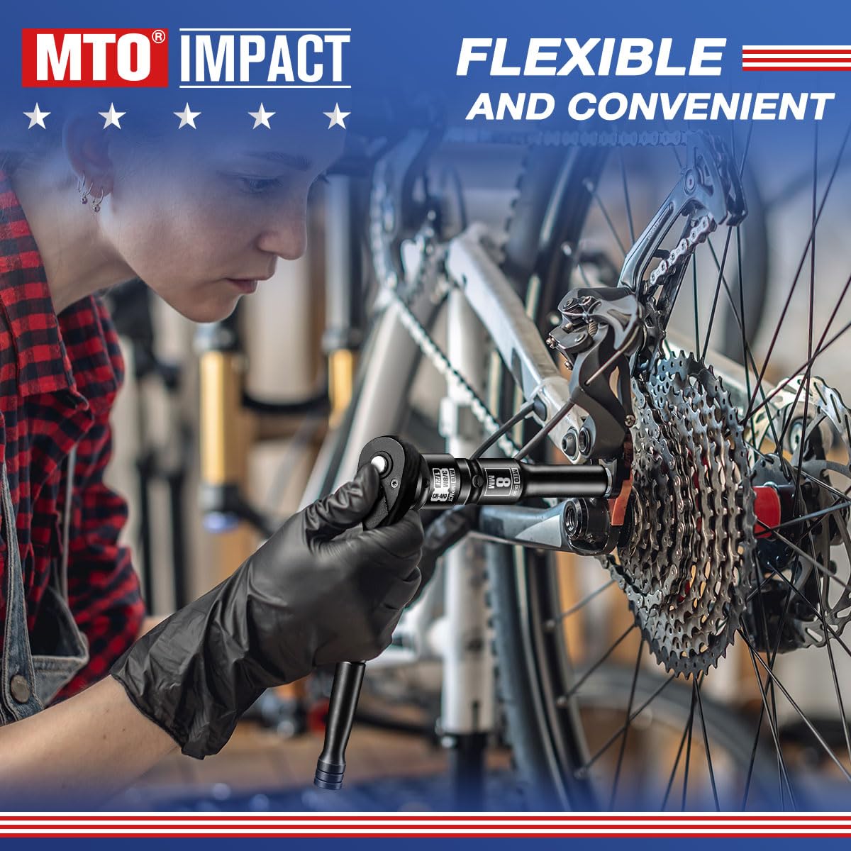 MTO 2-Piece Impact Socket Adapter and Reducer Set, 1/2" Female to 3/8" Male Reducer, 3/8” Female to 1/2” Male Adapter, Chrome Molybdenum Alloy Steel