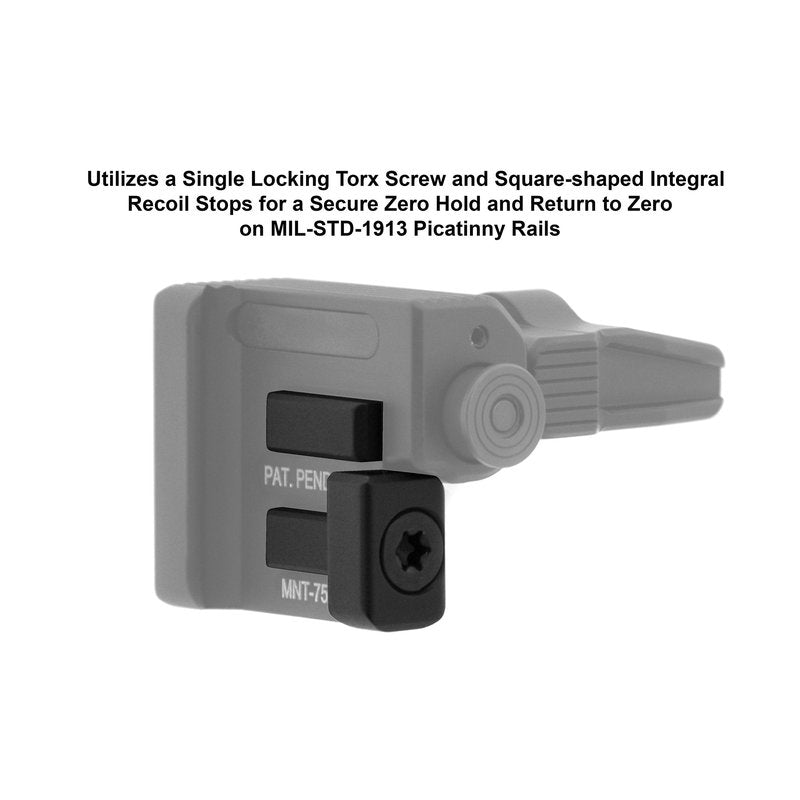 UTG ACCU-SYNC Spring Loaded Flip-up Front Sight , Black