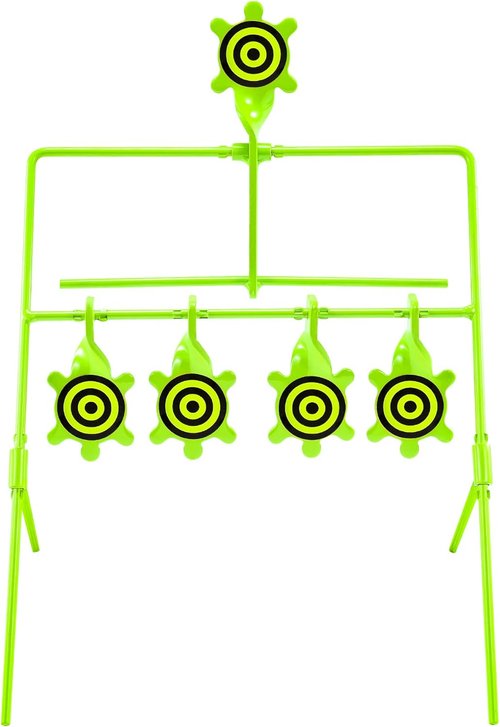 KNINE OUTDOORS Resetting Target - Turtle Sign for Air Gun & BB Gun | Compatible with .22 & .177 Caliber