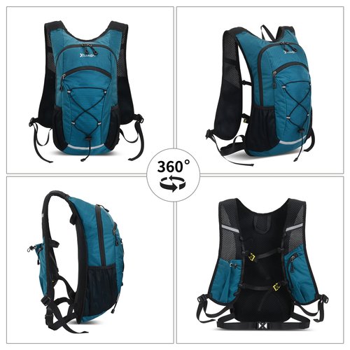 DOJUNS Hiking Backpack Lightweight Travel Backpack 20L Waterproof Hiking Daypacks Camping Backpack for Men Women (Lake Blue)