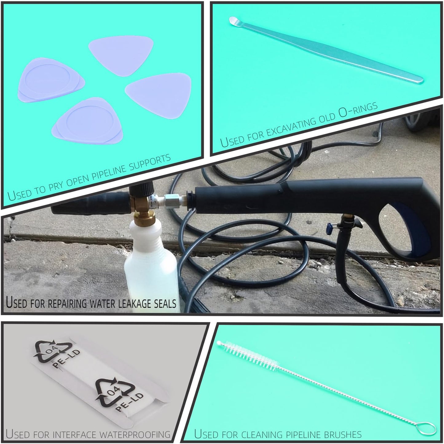 PW909104K Replacement O Ring Kit for AR Blue Clean 383 AR200 AR300 AR500 Pressure Washer Spray Hose Seals Repair