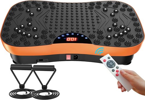 AXV Vibration Plate - Full Body Fitness Machine for Lymphatic Drainage | Weight Loss Shaker Pad