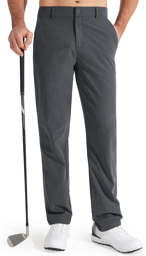 Libin Men's Golf Pants - Stretch Quick-Dry Casual Trousers with Pockets | Lightweight Comfort in 30"/32"/34" Sizes