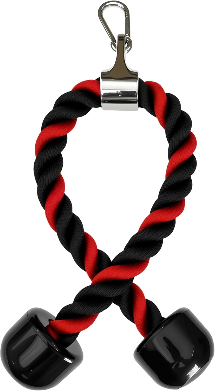 Skiennix Tricep Rope - Durable Nylon Cable Attachment for LAT Pulldown | Home Gym Fitness Accessory