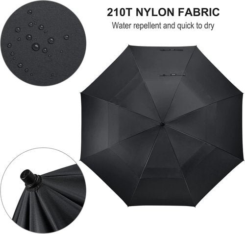 G4Free 80-Inch Oversized Golf Umbrella - Double Canopy Windproof Design for Outdoor Use