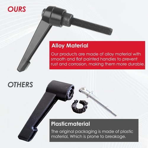 LRWZOV Sturdy Alloy Handles for Peloton Bike, Suitable for Peloton Seat Horizontal Slider Adjustment (2 Packs)