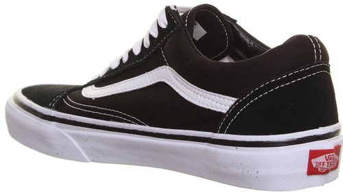 Vans Old Skool Unisex Sneakers, Black/White, 11 US Women/9.5 US Men