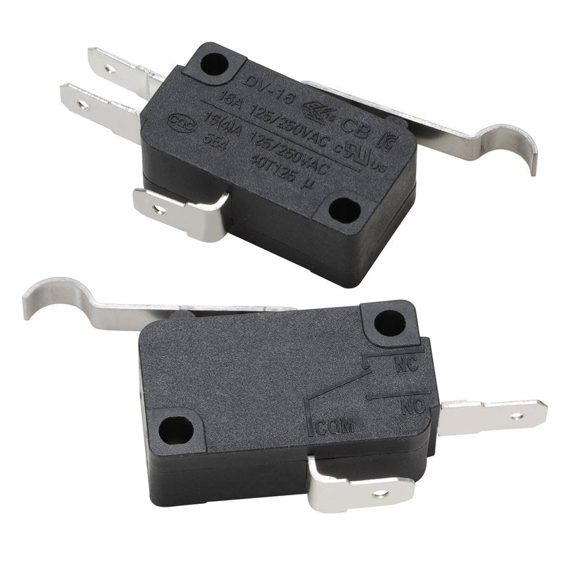 Roykaw Golf Cart Micro Switch Kit for Club Car DS/Precedent 1999+, Forward Reverse with Wires, 2/3 Pong, Reverse Warning Limit, 4PCS, OEM# 101979101, 1014807, 1014808