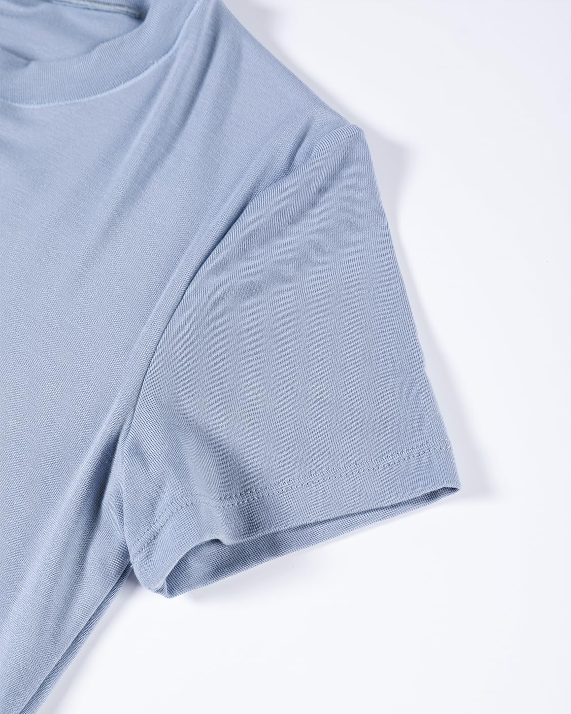 AUROLA Everyday Fitted T-Shirt for Women - Crew Neck, Short Sleeves, Slim Fit Modal Tee