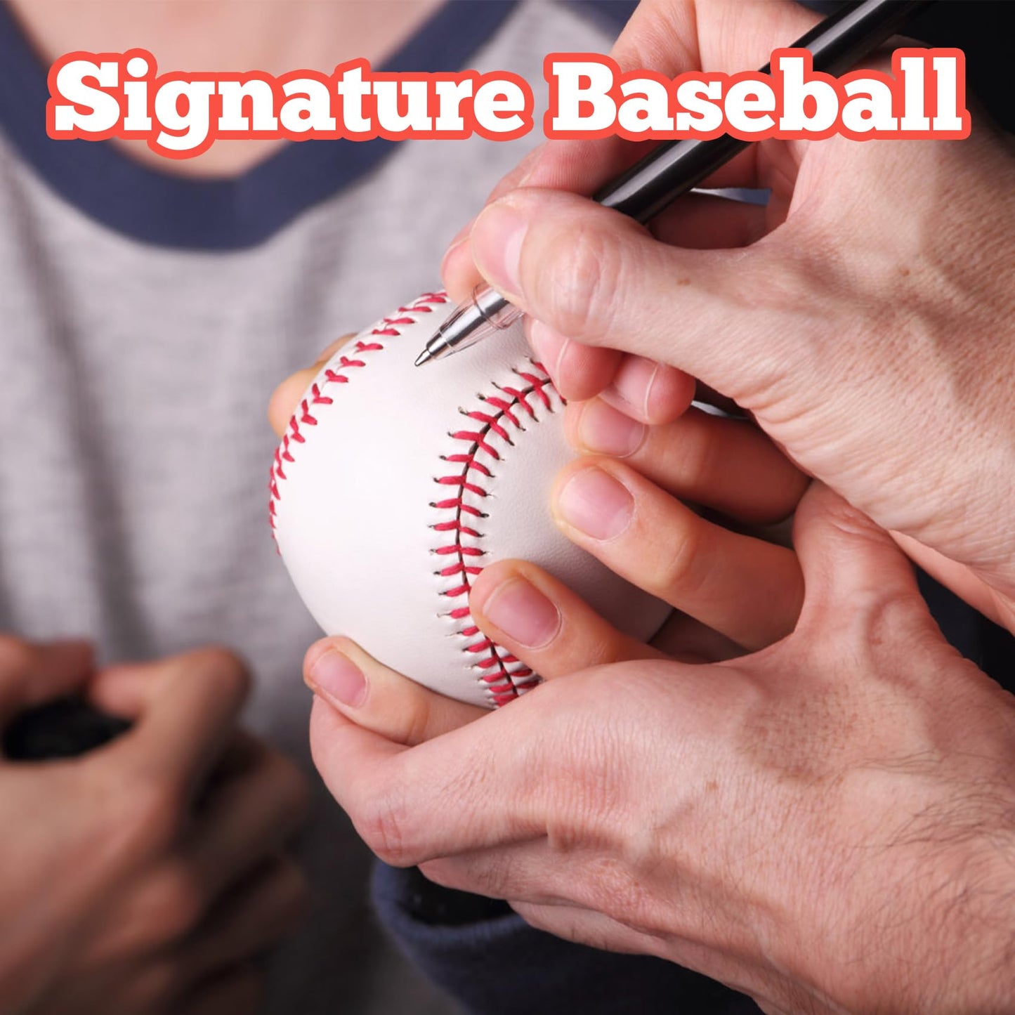 Disents 12 Pack Standard Size T-Ball Training Baseballs - Youth/High School Baseball Bulk Practice Balls, Rubber Filling - 100% Faux Leather Soft Baseballs for Kids