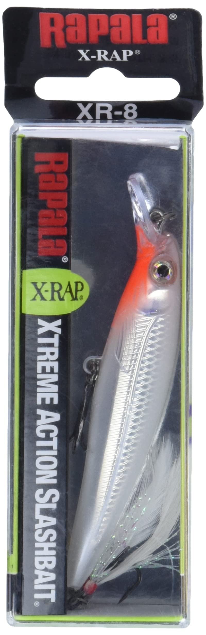 Rapala X-Rap Jerkbait 08 Fishing Lures (Glass Ghost, Size- 3.125)