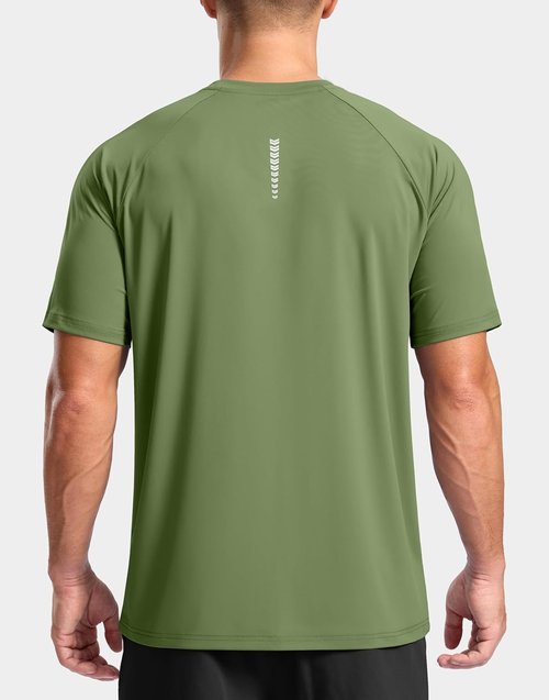 G Gradual Men's Athletic Workout T-Shirts - Moisture-Wicking Cooling Performance Tee for Gym & Tennis