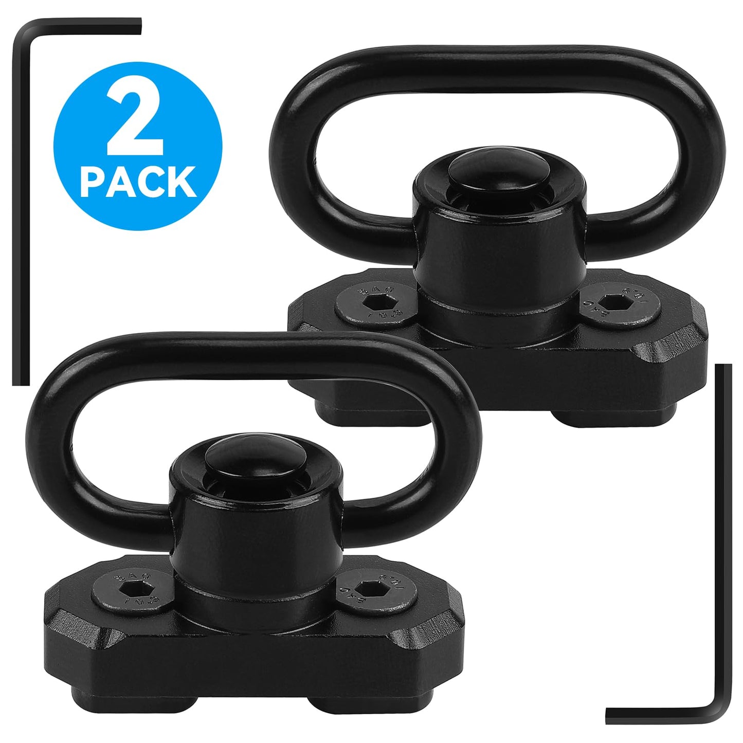 Two Point Sling Swivel Mount,1.25" Traditional QD Sling Mounts for M-Rails