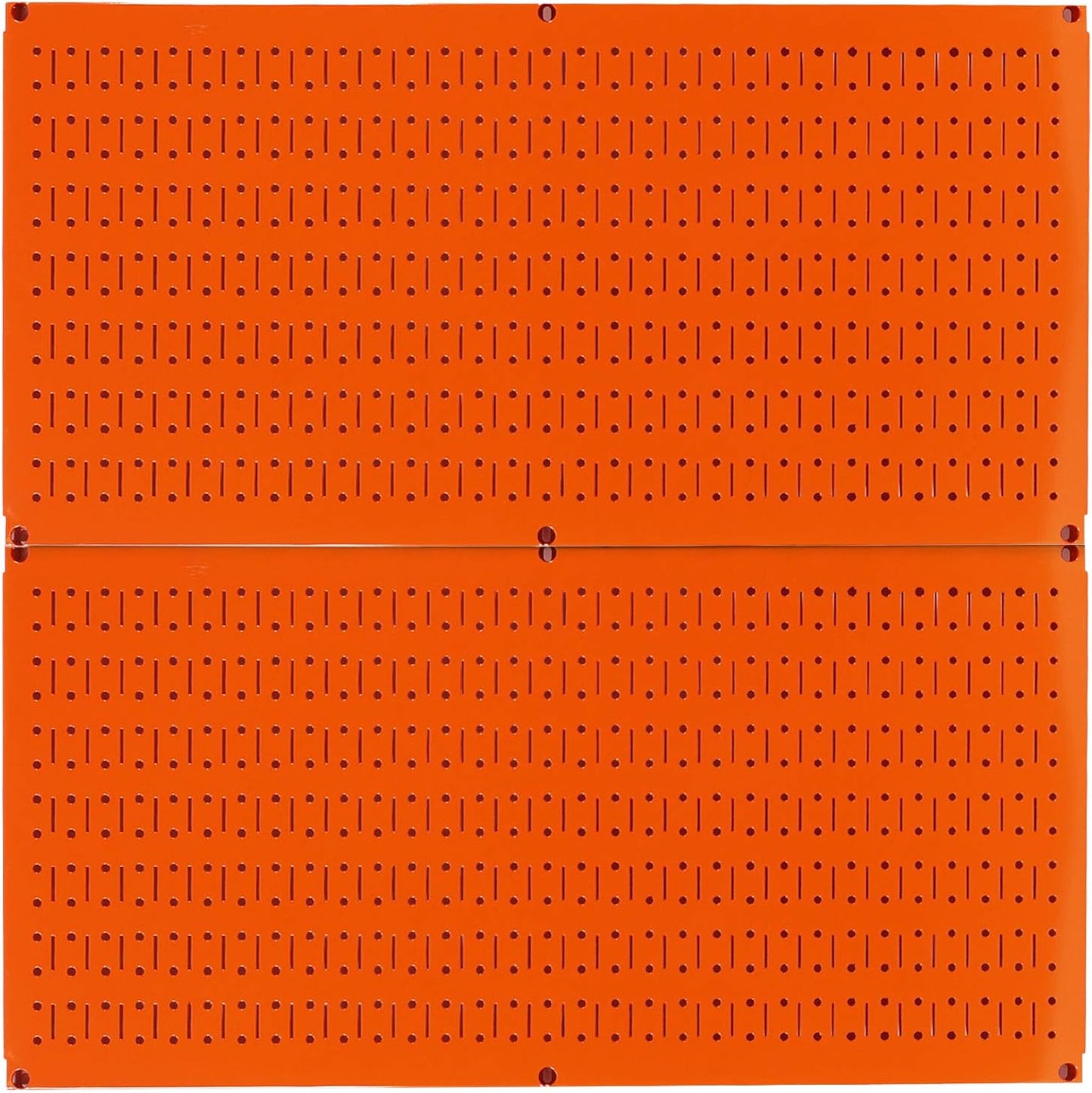 Galvanized Steel Pegboard Rack - 2 Pack 32” x 16” Metallic Tool Storage Panels