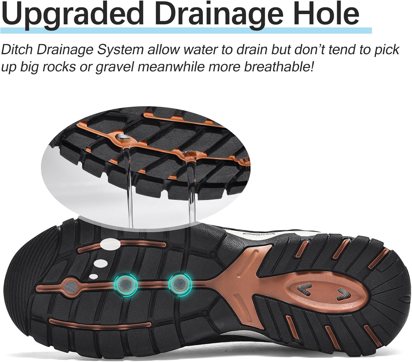 Skiennix Water Shoes - Quick Drying Aqua Footwear for Men | Ideal for Hiking, Fishing, and Beach Activities