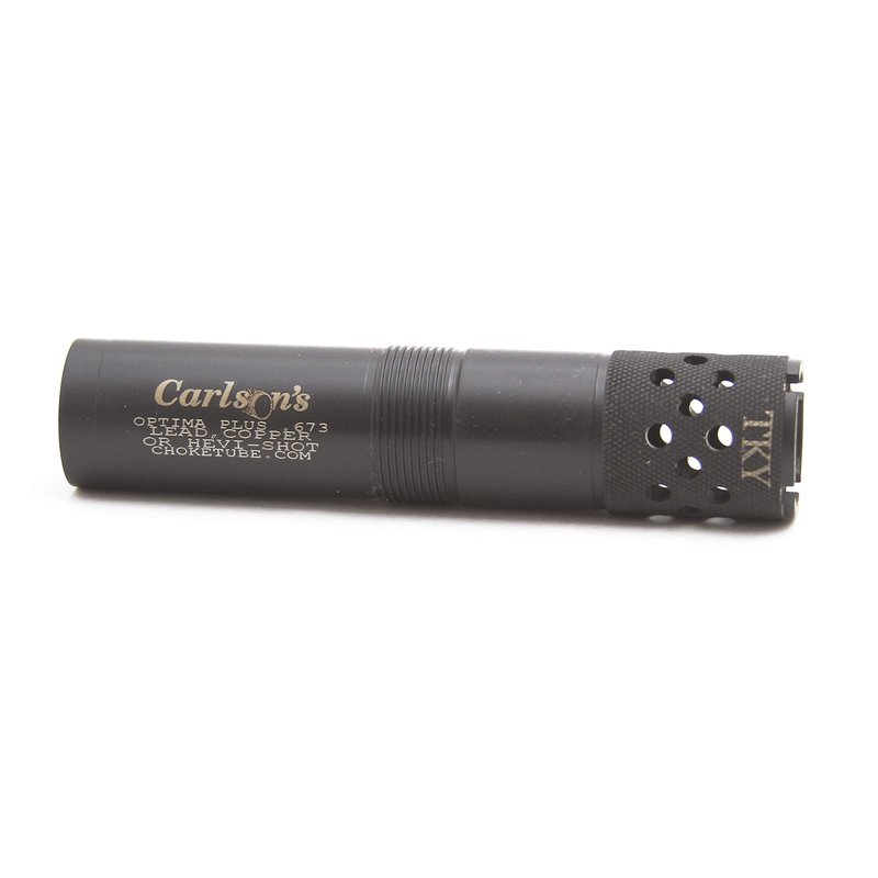 Carlson's Choke Tubes 12 Gauge for Beretta Optima Plus [ Turkey | 0.673 Diameter ] Blued Steel | Ported Turkey Choke Tube | Made in USA