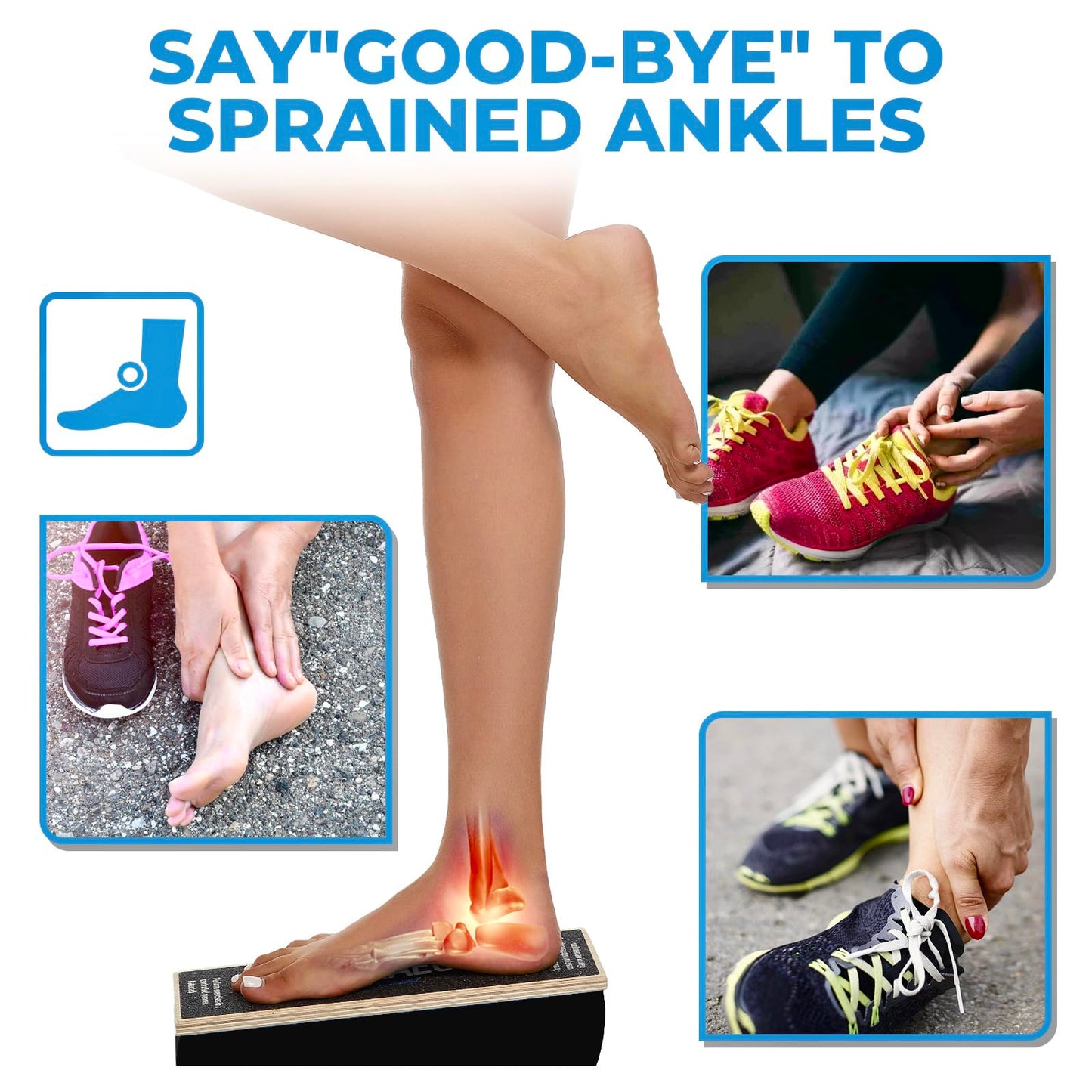 ARCHAEUS Athletic Balance Boards,Slant Board,Wobble Board,Balance Wedge for Condition Your Body and Prevent Injury