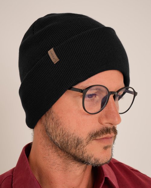 FURTALK Beanies Hats Men Women Unisex Cuffed Winter Hat Plain Warm Beanies Skull Cap 2 Pack