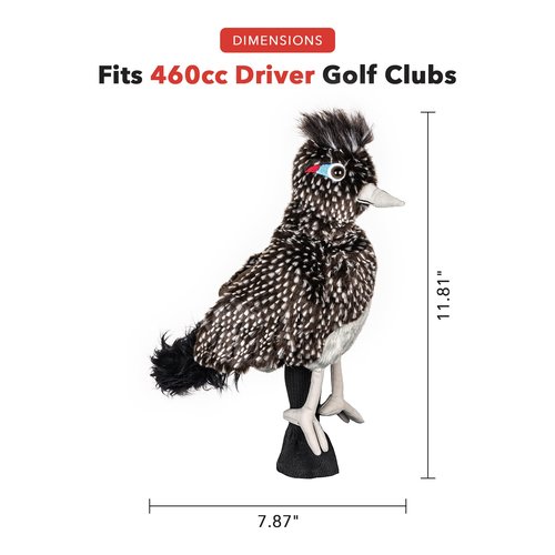 Daphne's Headcovers Road Runner Driver Headcover | Premium Driver Headcovers | Funny Golf Club Covers | Stylish Protection for Your Clubs | Men's Golf Gear | Driver Headcover for Men and Women